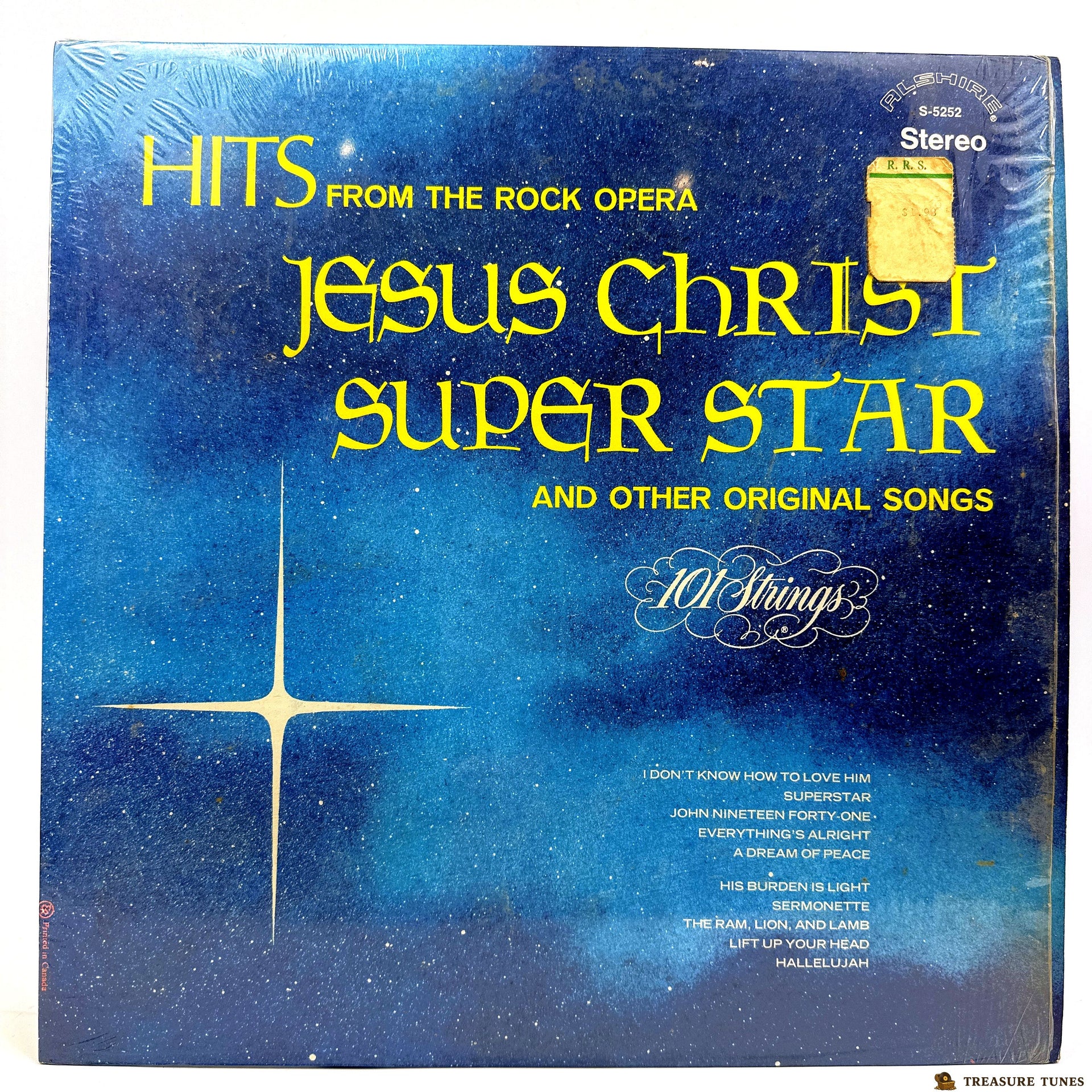 その他 Jesus 101 [CD] 101 Strings – Hits From The Rock Opera Jesus Christ LP VG+ 1972 S