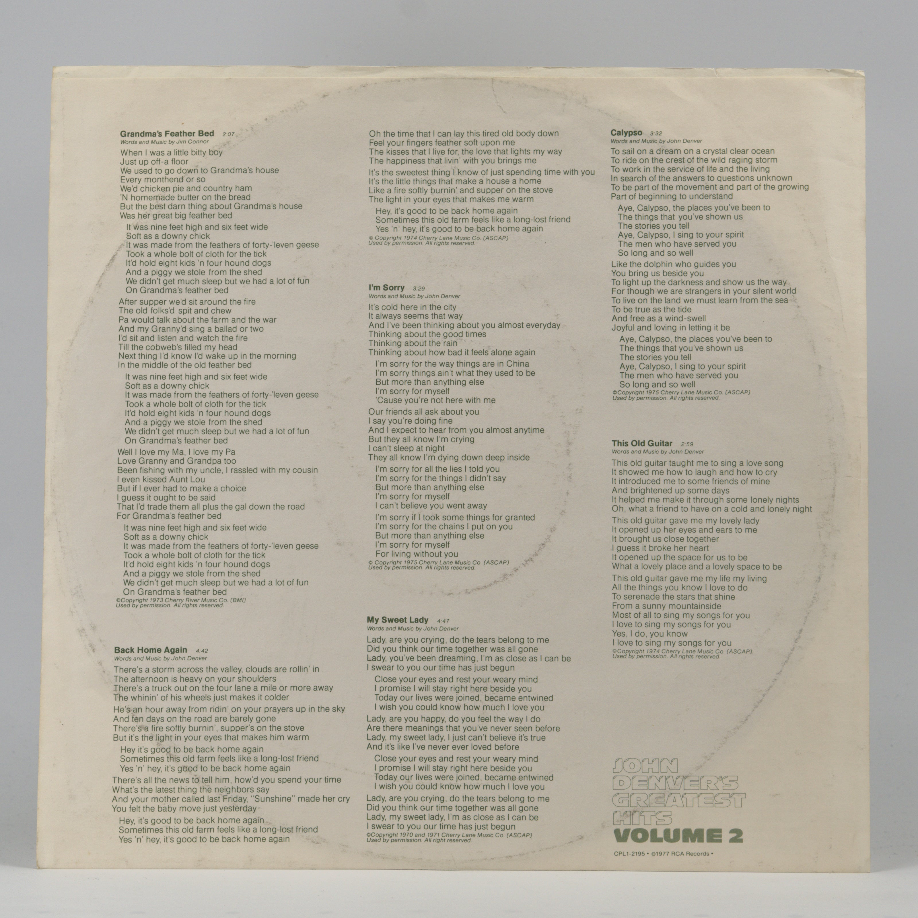 Back cover