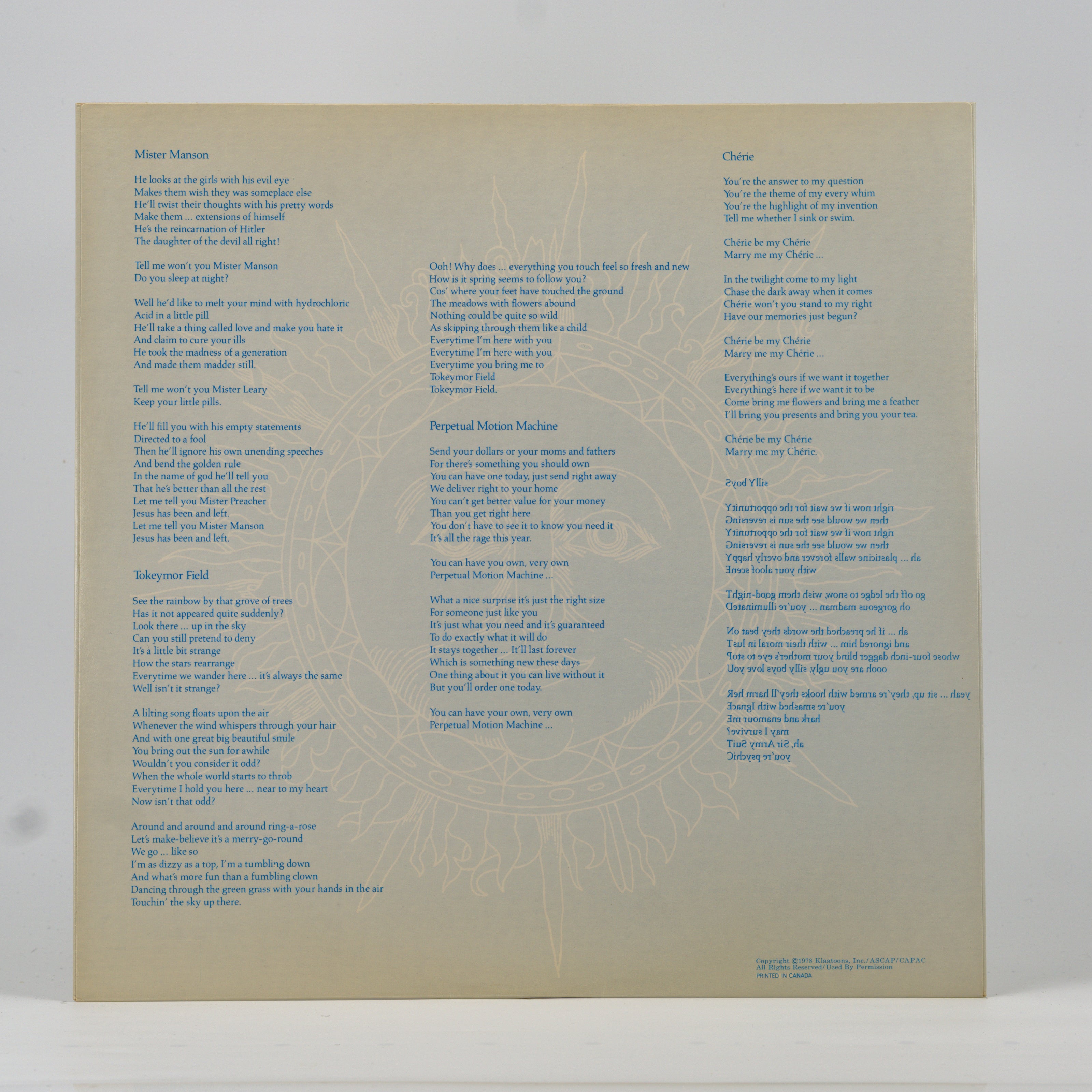 Back cover