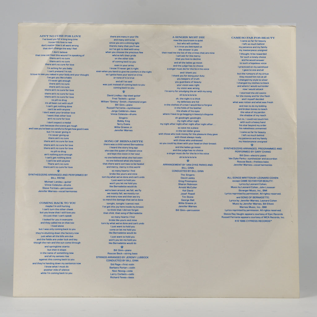 Back cover