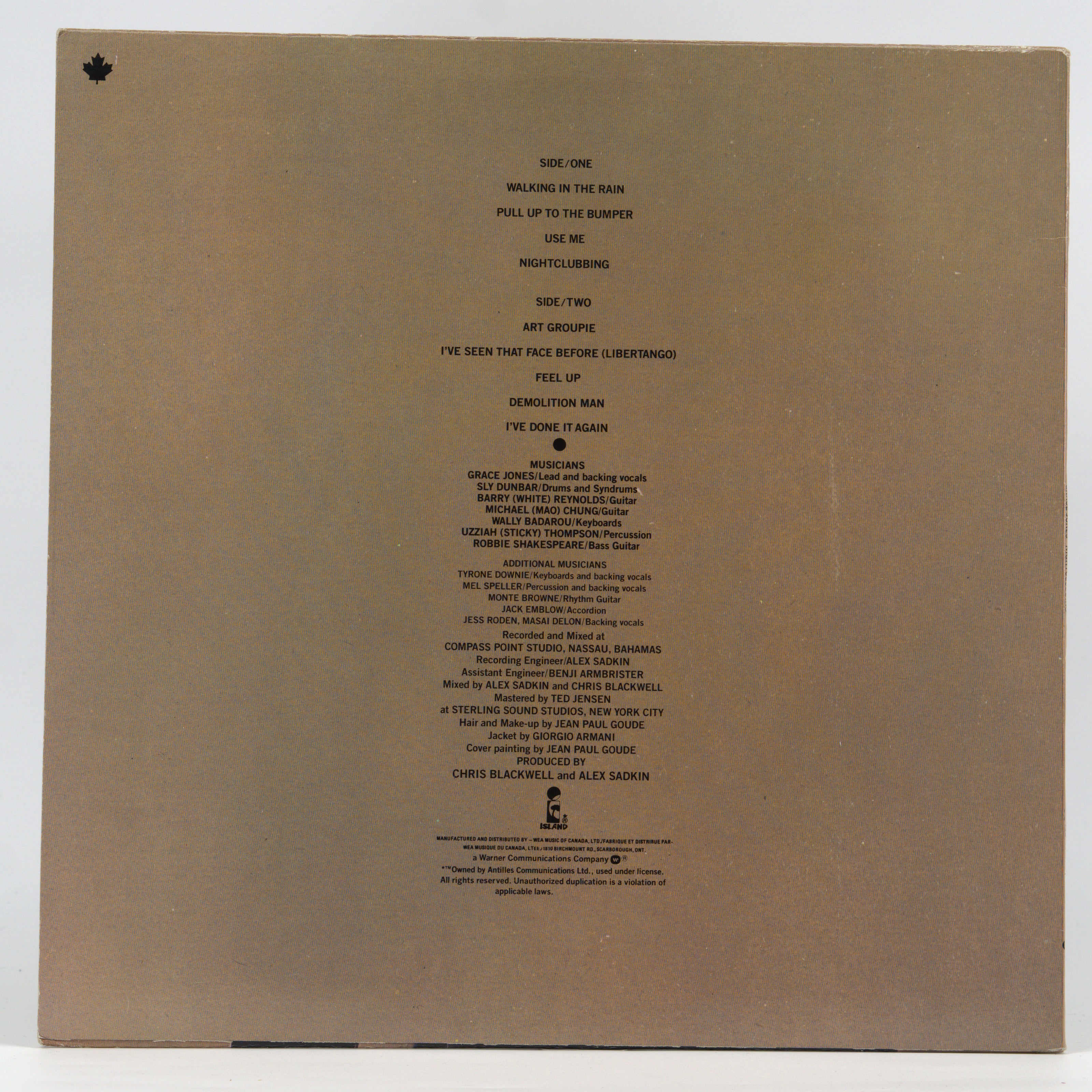 Back cover