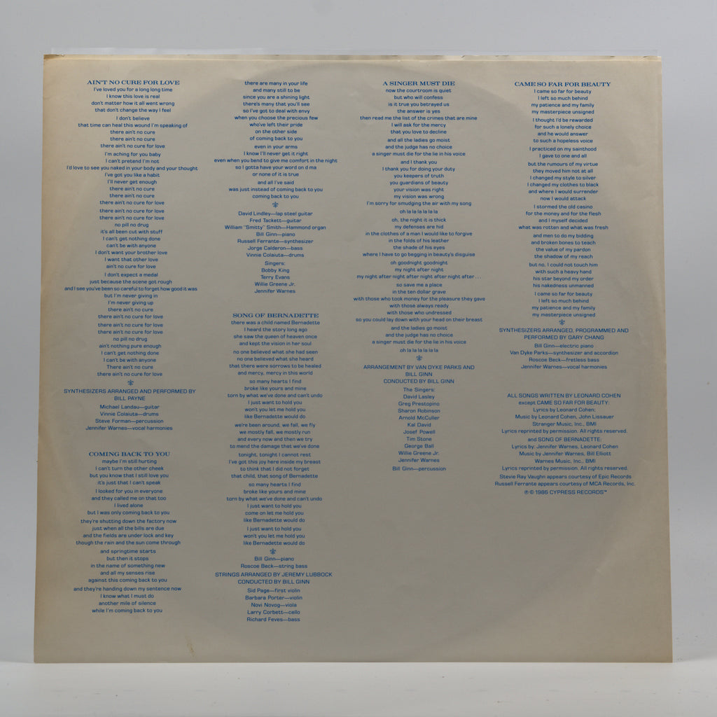 Back cover