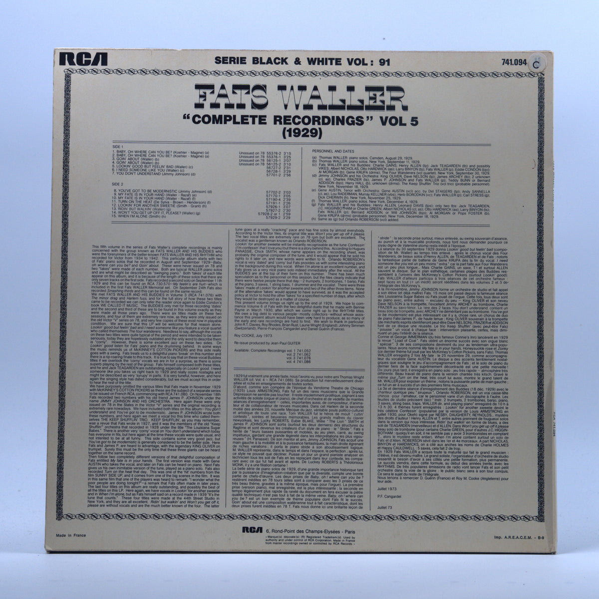 Back cover