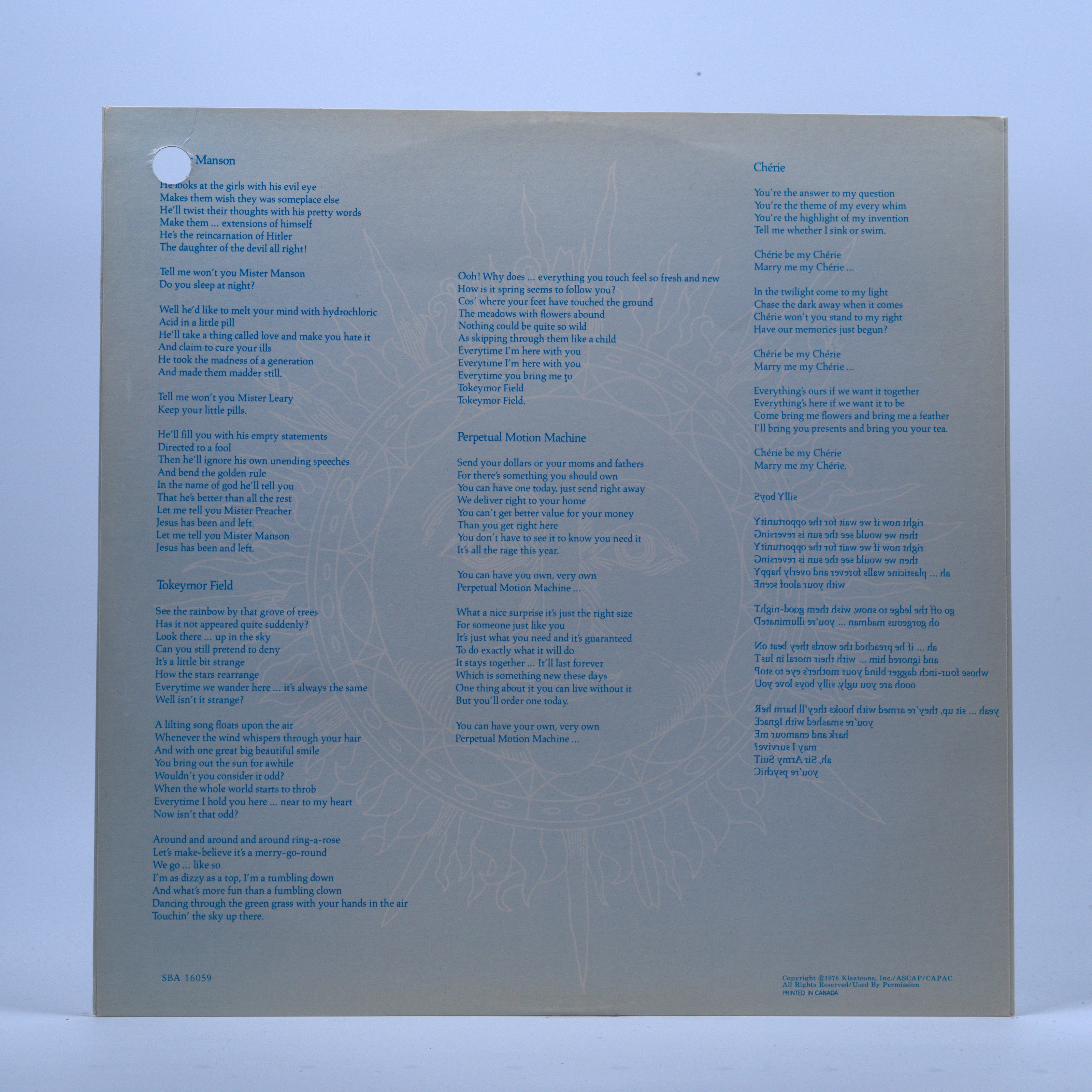 Back cover