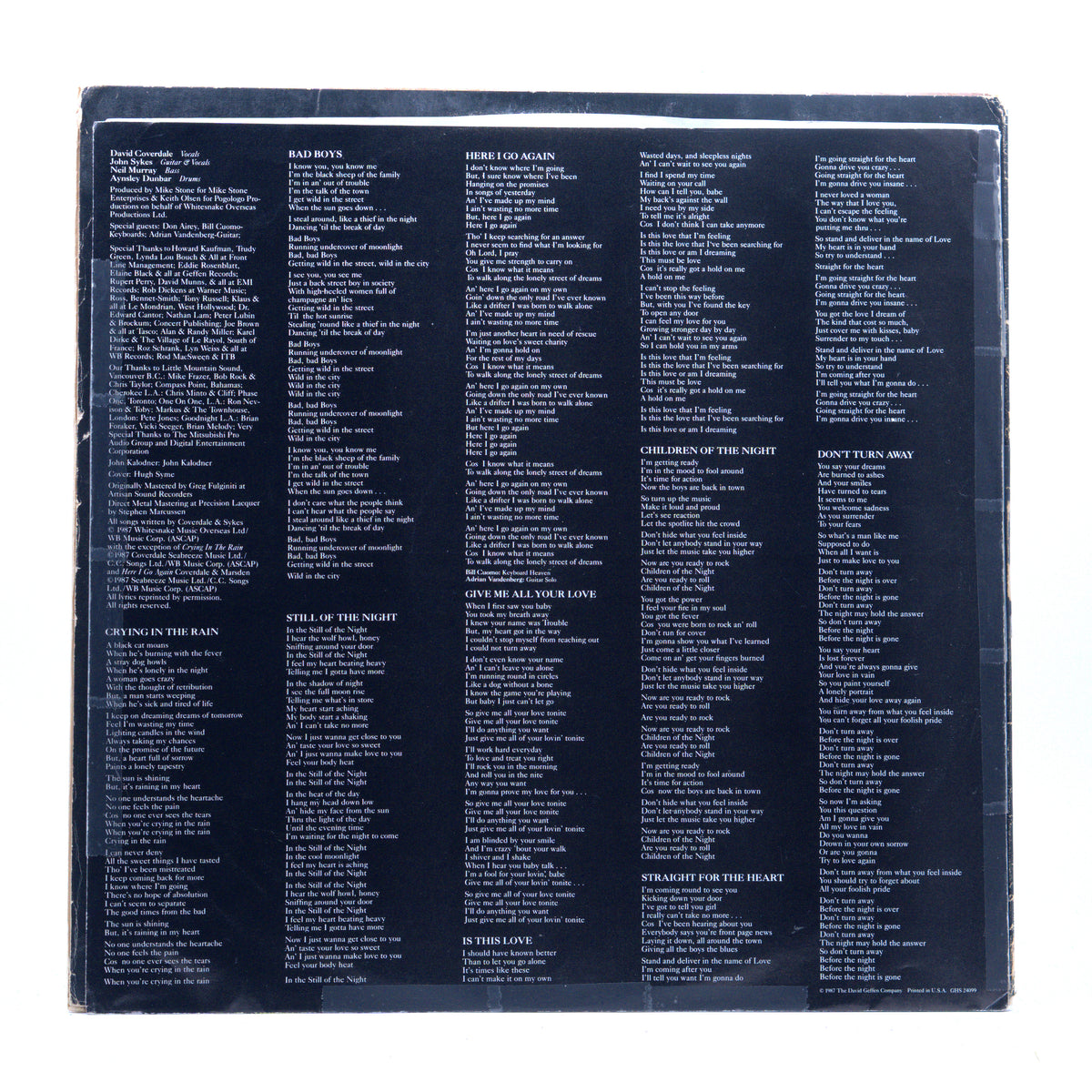 Back cover