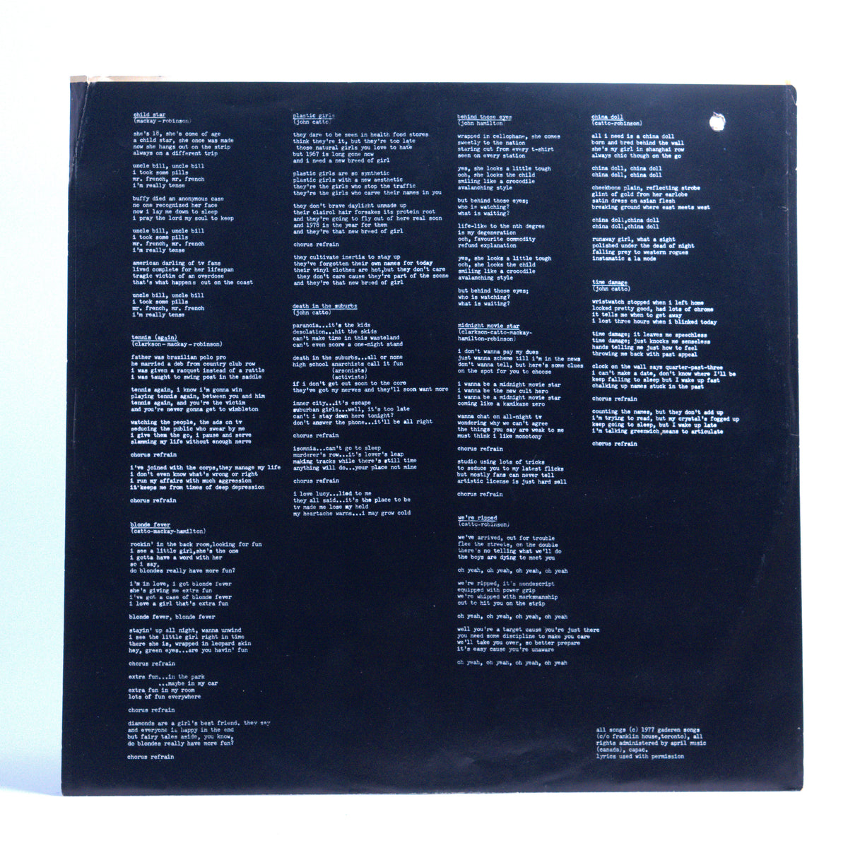 Back cover