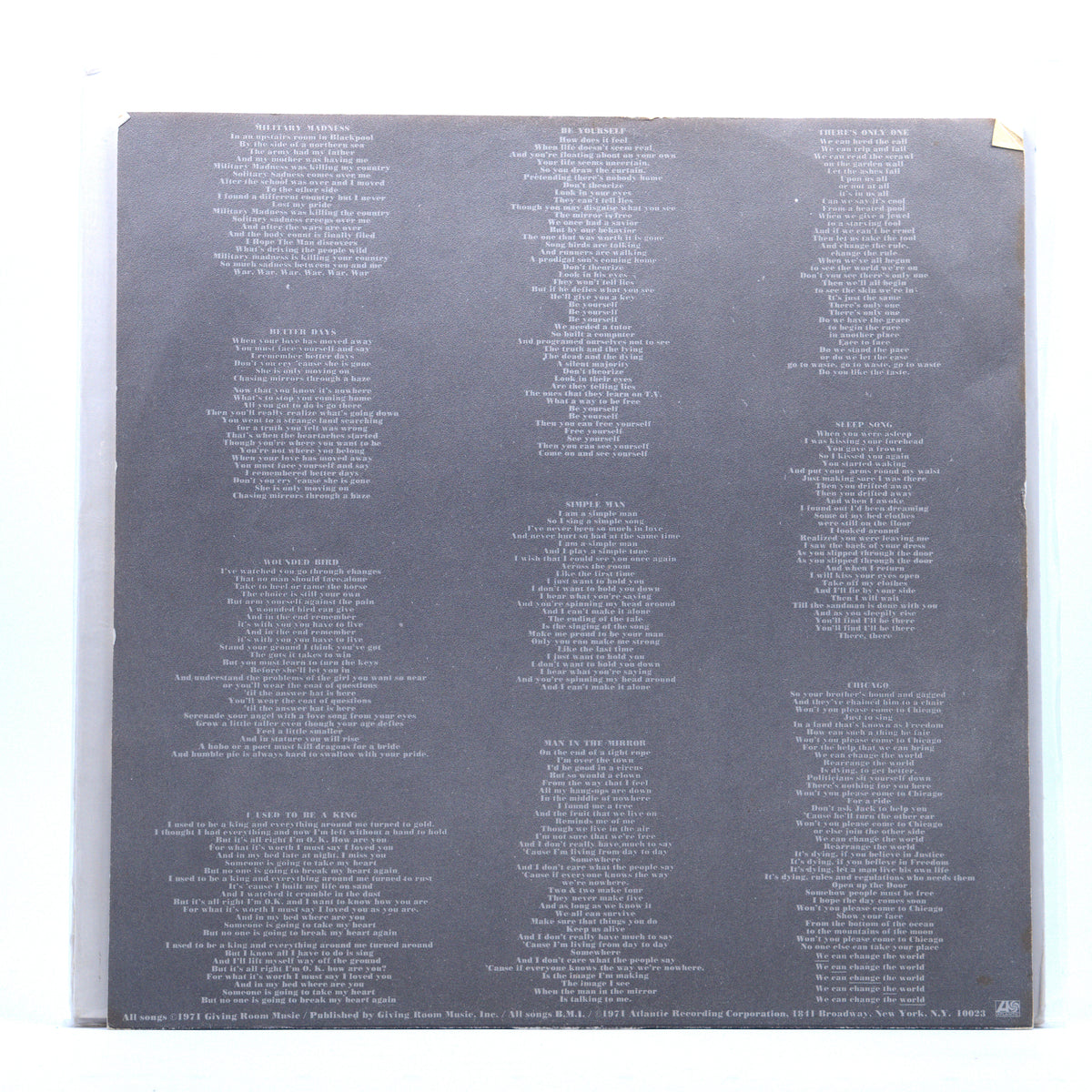 Back cover