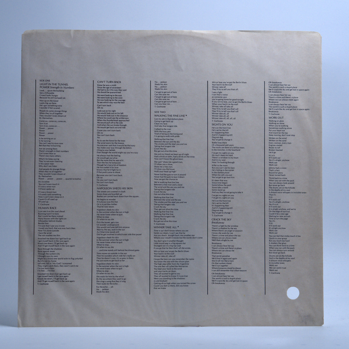 Back cover