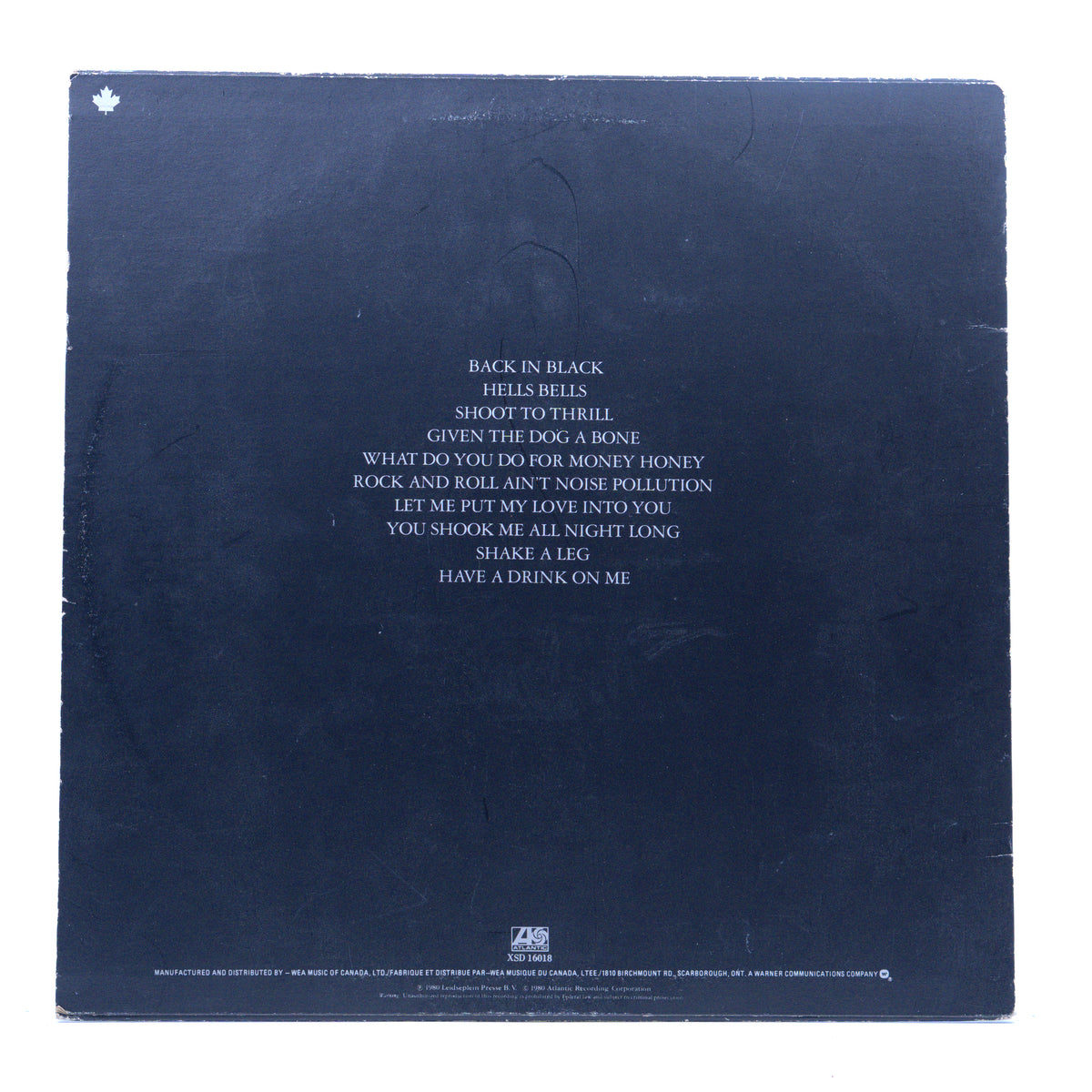 Back cover